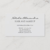 Flüssig-wirbelfarbenes rosa Muster Visitenkarte (Rückseite)