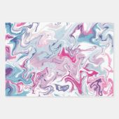 Flüssigacrylat Geschenkpapier Set (Vorderseite 3)