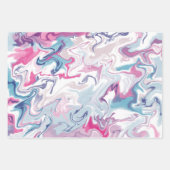 Flüssigacrylat Geschenkpapier Set (Vorderseite 2)