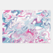 Flüssigacrylat Geschenkpapier Set (Vorderseite)