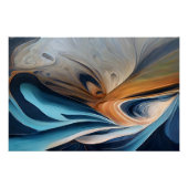 Flüssigblau Poster (Vorderseite)