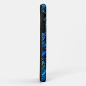 Flüssige Abstrakte Texturen Hintergrund Wellenmust Case-Mate iPhone Hülle (Hinten/Rechts)