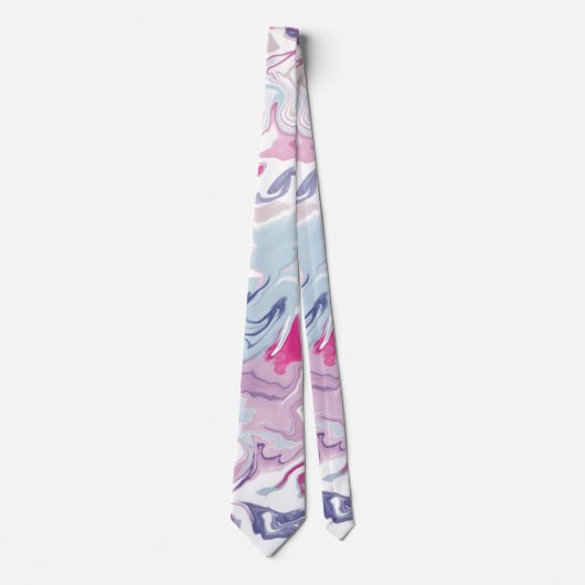 Flüssige Acrylflüssigkeit Art Necktie - Abstrakter Krawatte (Vorderseite)