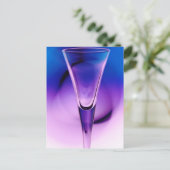 Flüssige Blur Postkarte (Stehend Vorderseite)