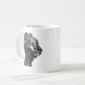 Flüssige Chrome-Göttin Kaffeetasse (Vorderseite Links)