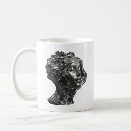 Flüssige Chrome-Göttin Kaffeetasse (Links)