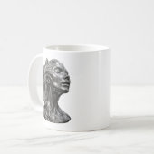 Flüssige Chrome-Muse Kaffeetasse (Vorderseite Links)