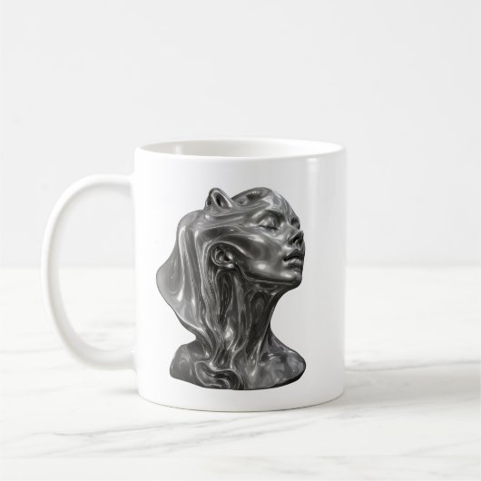 Flüssige Chrome-Muse Kaffeetasse (Links)