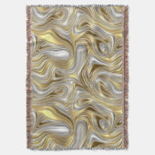 Flüssige Elegance - metallisches Flüssigmuster Decke (Vorderseite Vertikal)