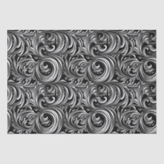 Flüssige Elegance - metallisches schwarzes Flüssig Seidenpapier