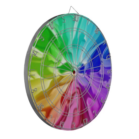 Flüssige Farbe Dartscheibe (Vorderseite Links)