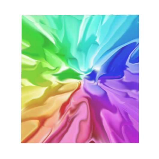 Flüssige Farbe Notizblock (Vorderseite)