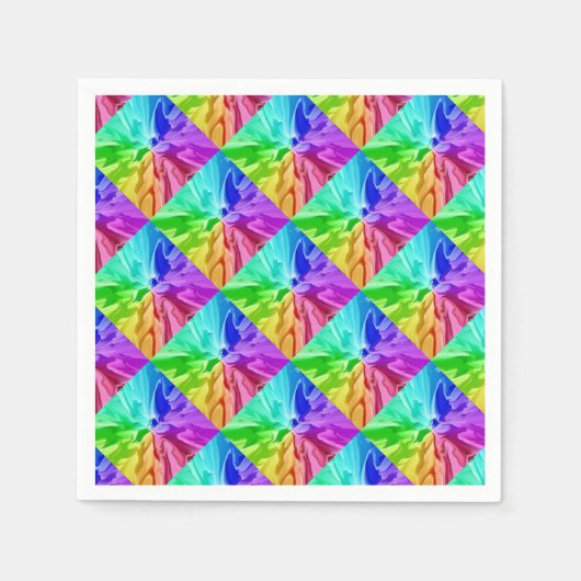 Flüssige Farbe Serviette (Vorderseite)