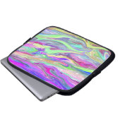 Flüssige Farbelektronik-Tasche Laptopschutzhülle (Vorne Knopf)