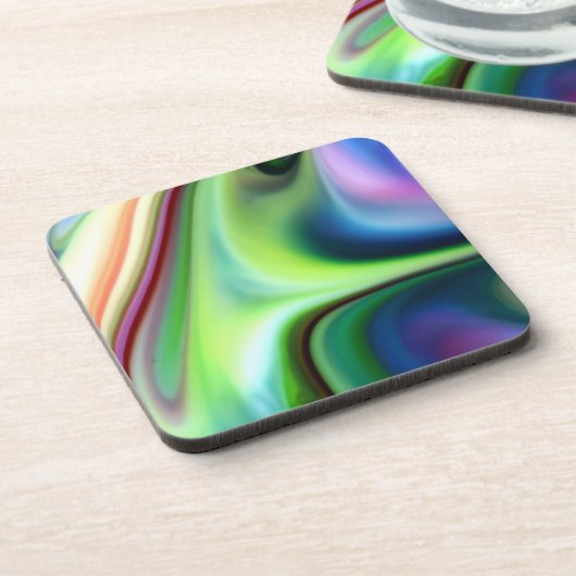 Flüssige Farben Untersetzer (Linke Seite)