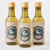 Flüssige Funny Sticker Name Party Flasche Gin Unic Weinetikett (Flaschen)