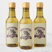 Flüssige Funny Sticker Name Party Flasche Gin Unic Weinetikett (Flaschen)