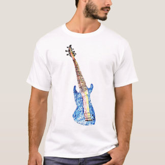 Flüssige Gitarre T-Shirt