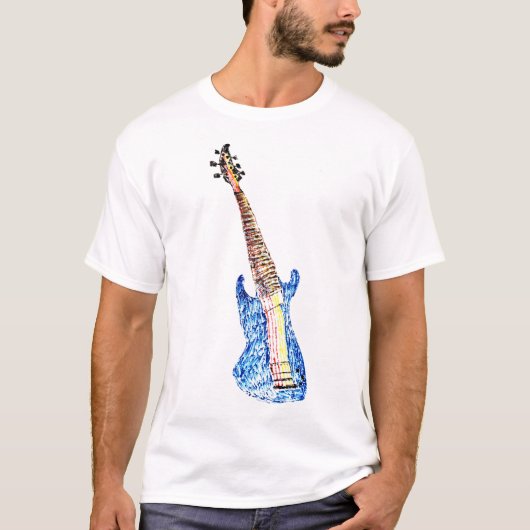 Flüssige Gitarre T-Shirt (Vorderseite)