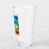 Flüssige Himmelslandschaft Glas (Links)