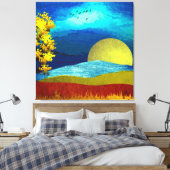 Flüssige Himmelslandschaft Leinwanddruck (Insitu (Schlafzimmer))