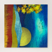 Flüssige Himmelslandschaft Puzzle (Horizontal)