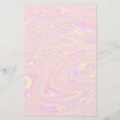 Flüssige Imitate Holografisch Pink Texture Sale Flyer (Hinten)