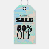 Flüssige Imitate holografische irisierende Textur Geschenkanhänger (Vorderseite)