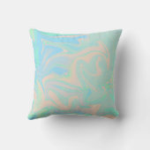 Flüssige Imitate holografische irisierende Textur Kissen (Rückseite)