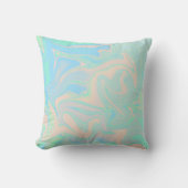 Flüssige Imitate holografische irisierende Textur Kissen (Vorderseite)