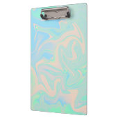 Flüssige Imitate holografische irisierende Textur Klemmbrett (Links)