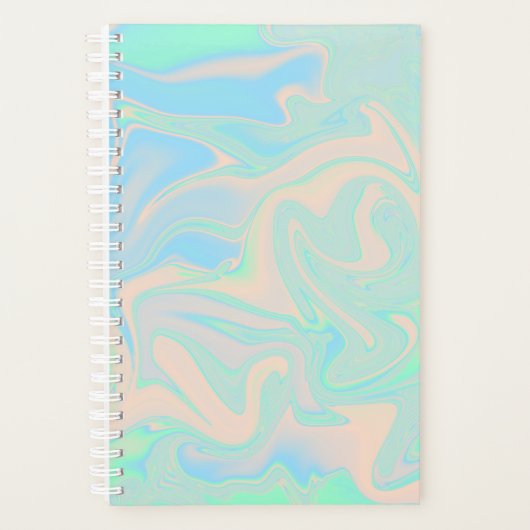 Flüssige Imitate holografische irisierende Textur Planer (Vorderseite)