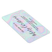 Flüssige Imitate Holografische Textur Schneeflocke Magnet (Rechte Seite)