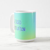 Flüssige Inspiration-Tasse Kaffeetasse (Vorderseite Links)