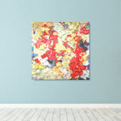 Flüssige kinetische Kunst auf gespannter Leinwand (Insitu (Holzboden))