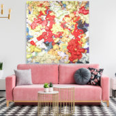 Flüssige kinetische Kunst auf gespannter Leinwand (Insitu (Wohnzimmer))