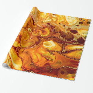 Flüssige Kunst gießen abstraktes Geschenkpapier