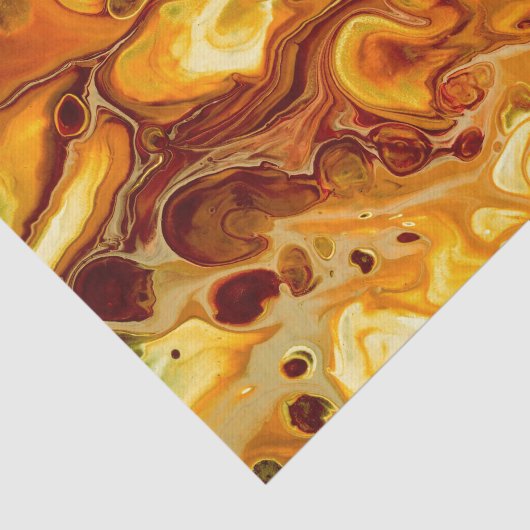 Flüssige Kunst gießen abstraktes Seidenpapier (Ausschnitt)