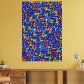 Flüssige Kunst Leinwanddruck (Insitu (Wohnzimmer))