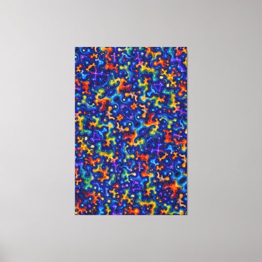 Flüssige Kunst Leinwanddruck (Vorderseite)