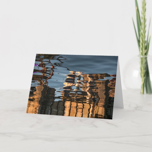 Flüssige leere Karte des Leben-Dock-Party-2 (Vorderseite)