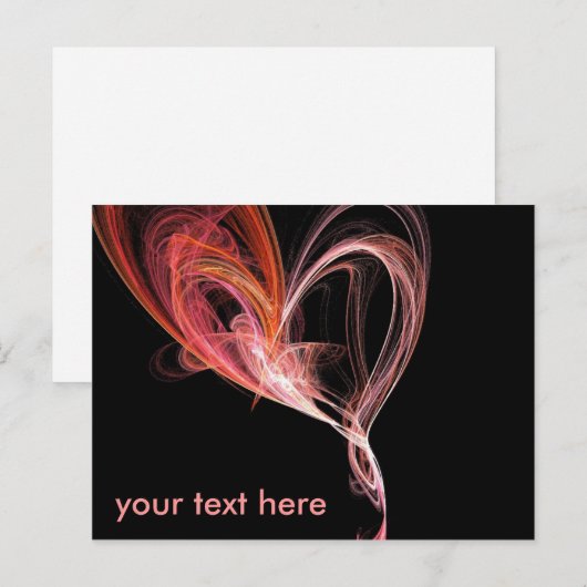 flüssige Liebe Postkarte (Vorne/Hinten)