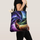 Flüssige Metallwellen Tasche (Von Nahem)