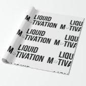 Flüssige Motivation Moderner Kaffeetrinker  Geschenkpapier (Ungerollt)