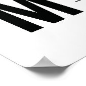 Flüssige Motivation Moderner Kaffeinsüchtiger  Poster (Ecke)