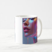 Flüssige Neon-Gnade Kaffeetasse (VorderseiteRechts)