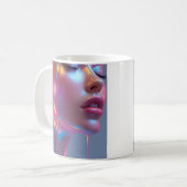 Flüssige Neon-Gnade Kaffeetasse (Vorderseite Links)