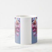 Flüssige Neon-Gnade Kaffeetasse (Mittel)