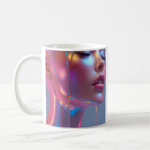 Flüssige Neon-Gnade Kaffeetasse