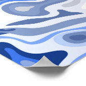 Flüssige Oberfläche 10 Poster (Ecke)